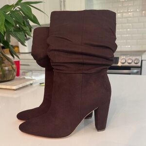 Banana Republic Factory Chocolate Heeled Boots